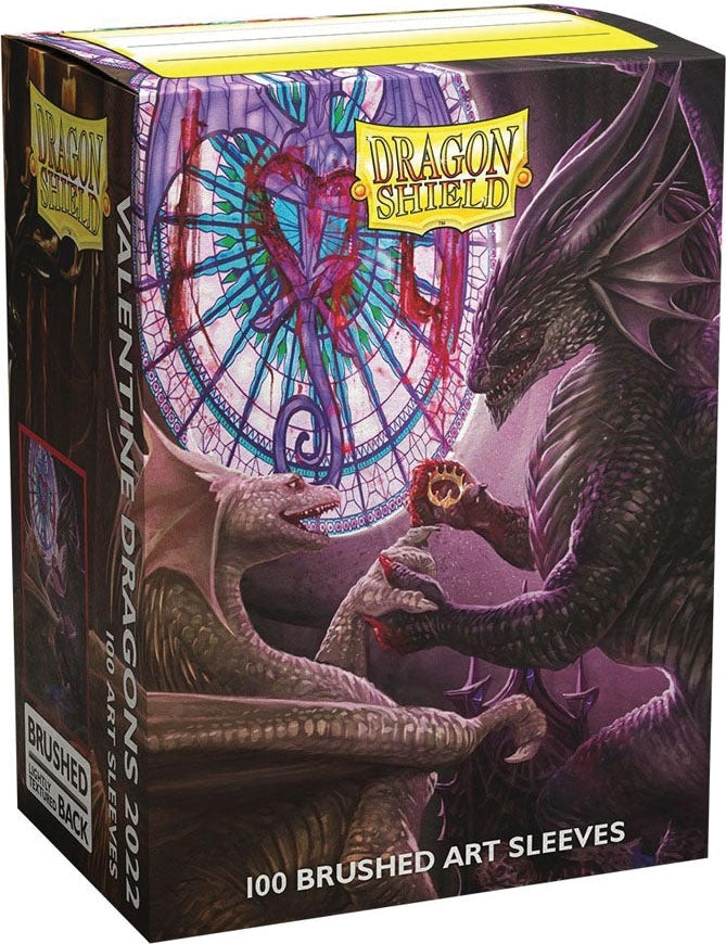 Dragon Shield - Brushed Art - Valentine Dragons 2022 (100ct)