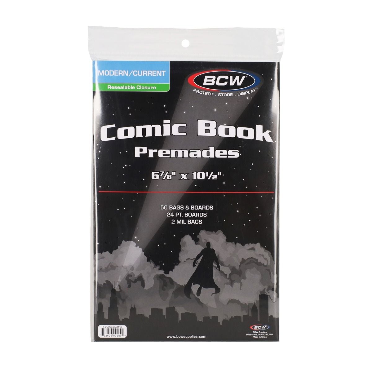 Premade Resealable Current Comic Bag and Board