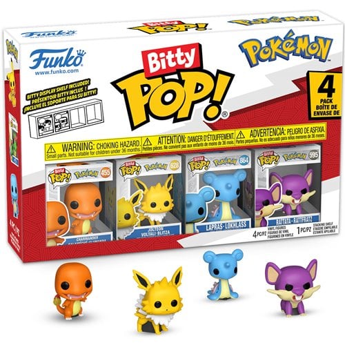 Bitty Pop Pokemon Charmander 4pk