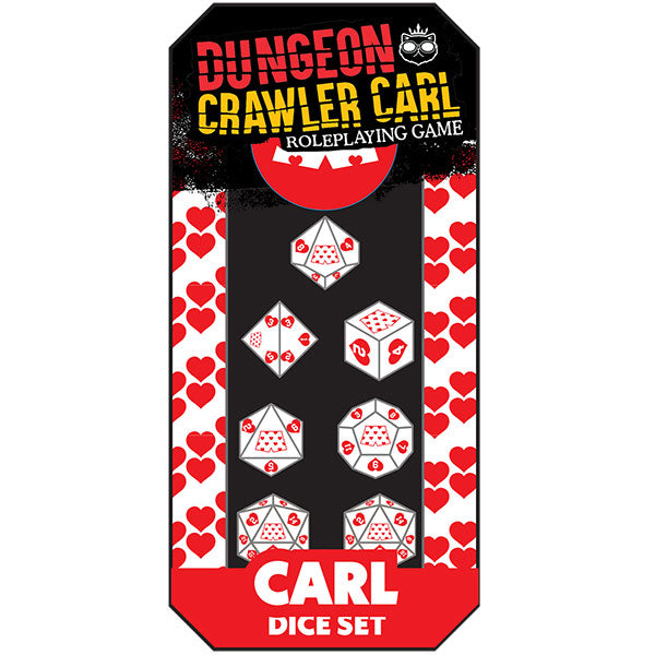 7-Die Set Dungeon Crawler Carl RPG Dice: Carl's Enchanted Big Boi Boxers