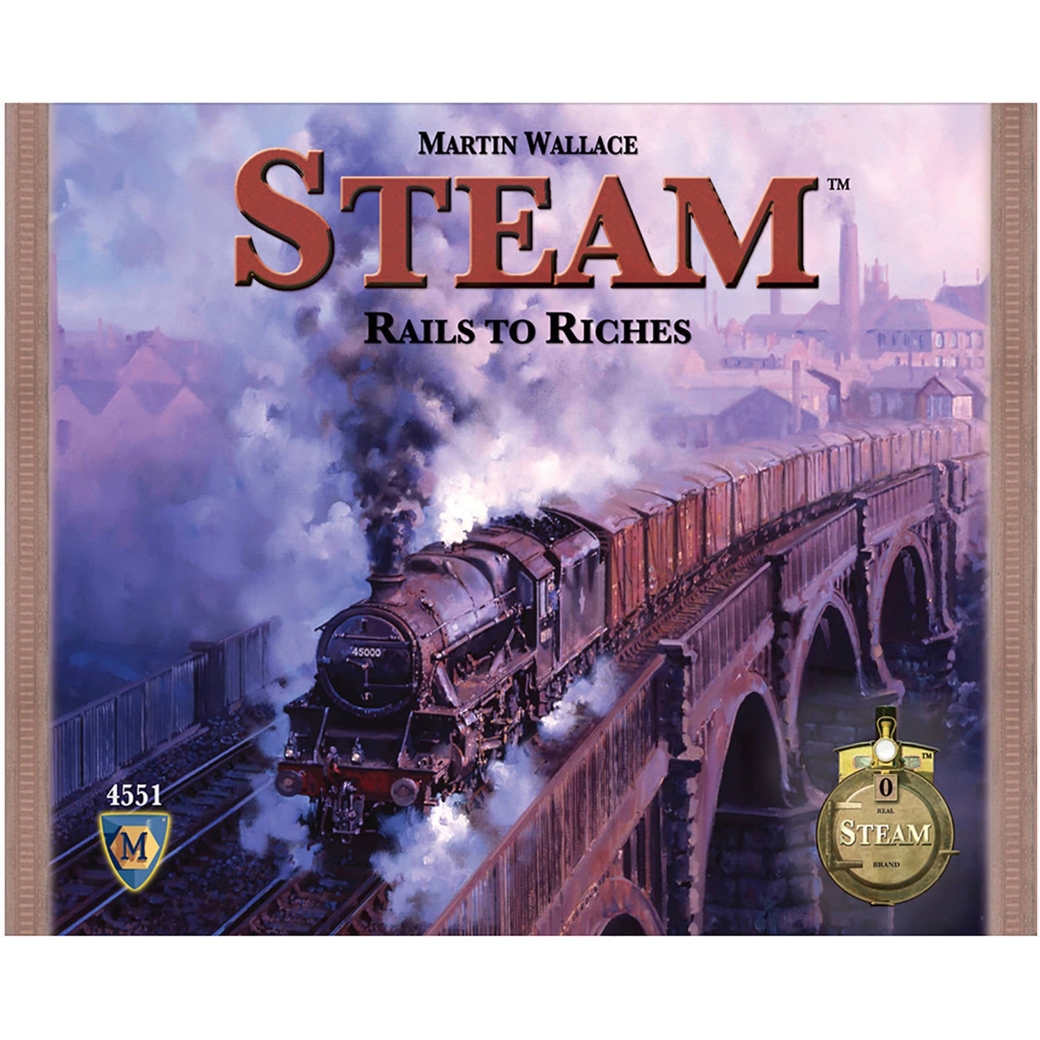 Steam Rails To Riches Board Game