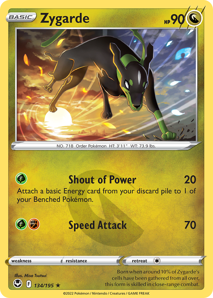 Zygarde - 134/195 - Reverse Holofoil Zygarde - 134/195 - Reverse Holofoil