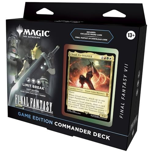 Magic: The Gathering - Final Fantasy Holiday FFVII Video Game Commander Deck