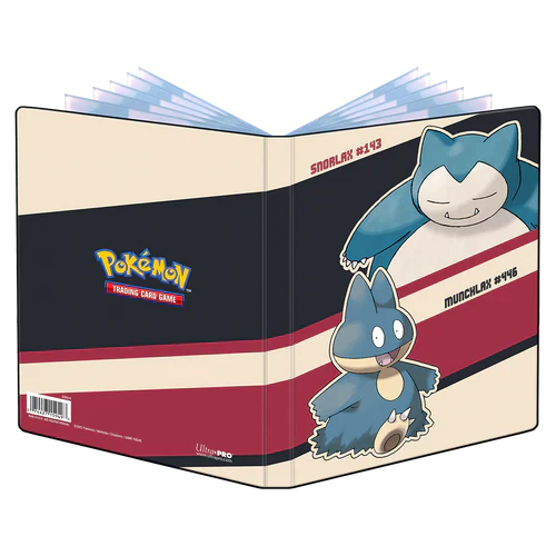 UltraPro Pokemon 4 Pocket Binder Munchlax & Snorlax