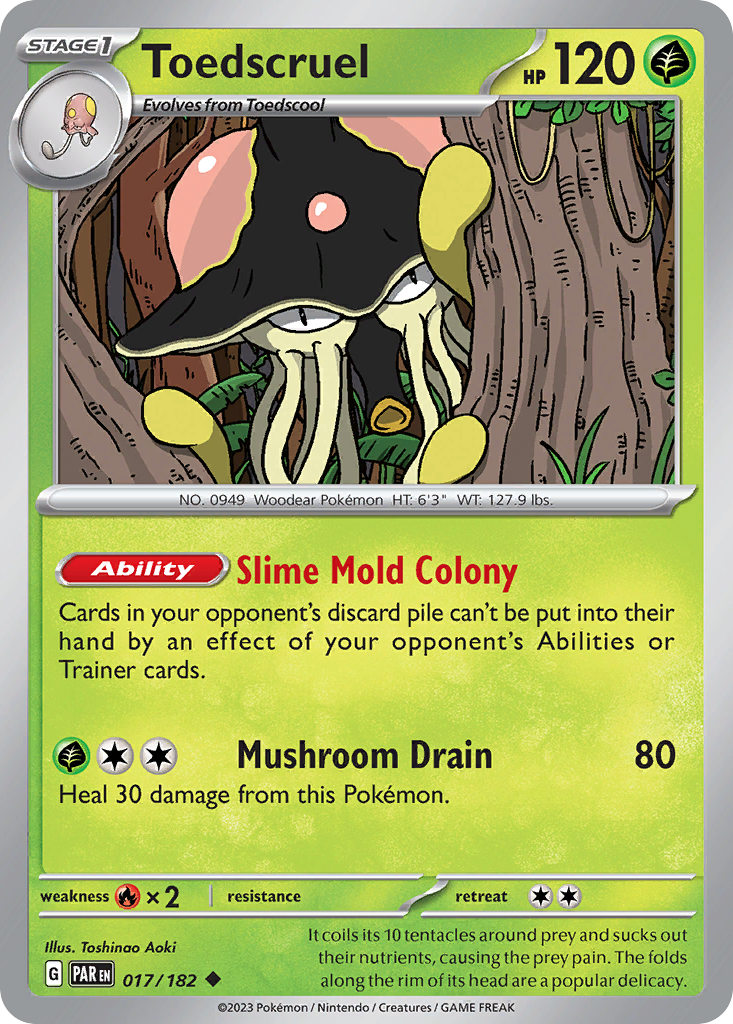 toedscool pokemon card Toedscruel
