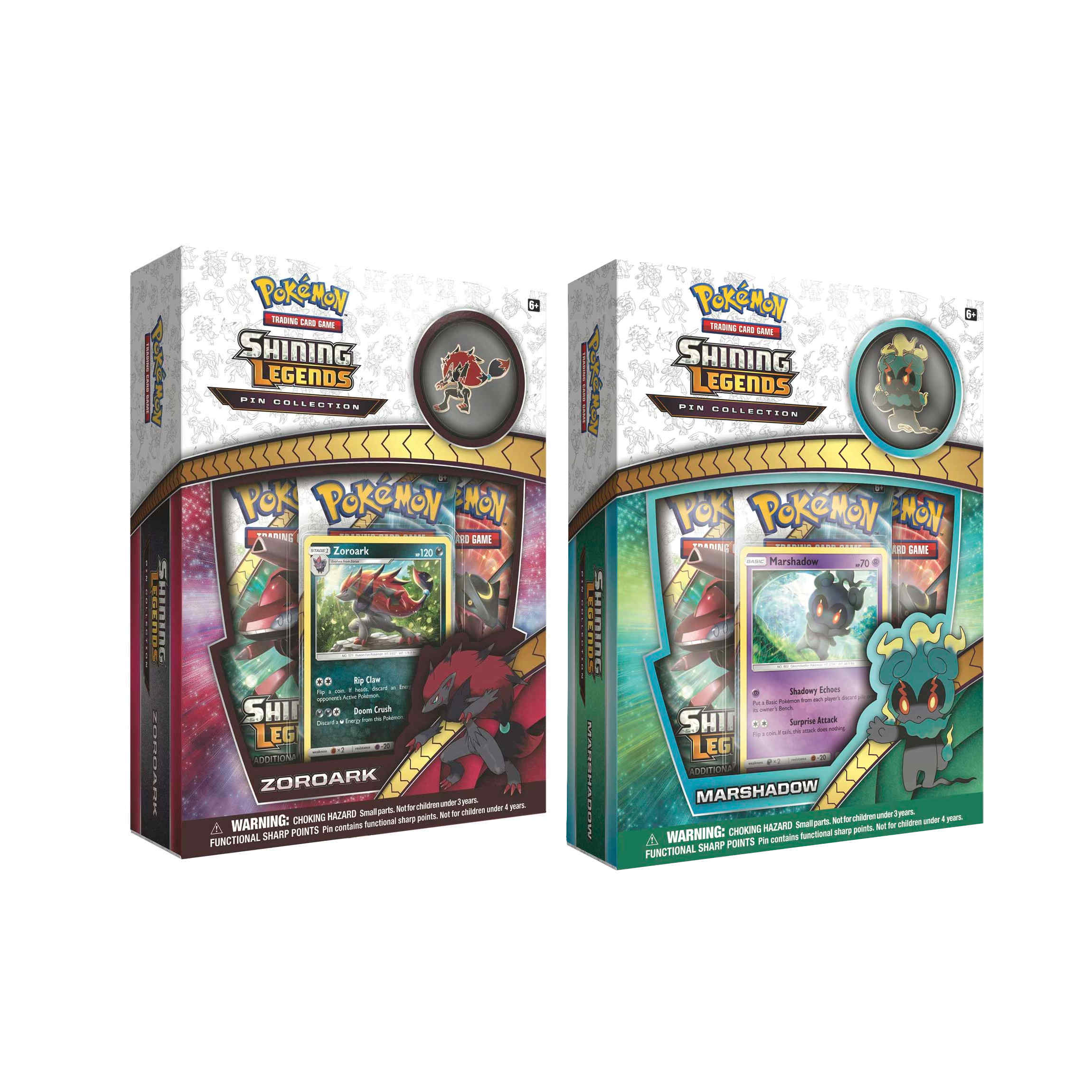 Shining Legends 2 pack, Marshadow and Zoroark