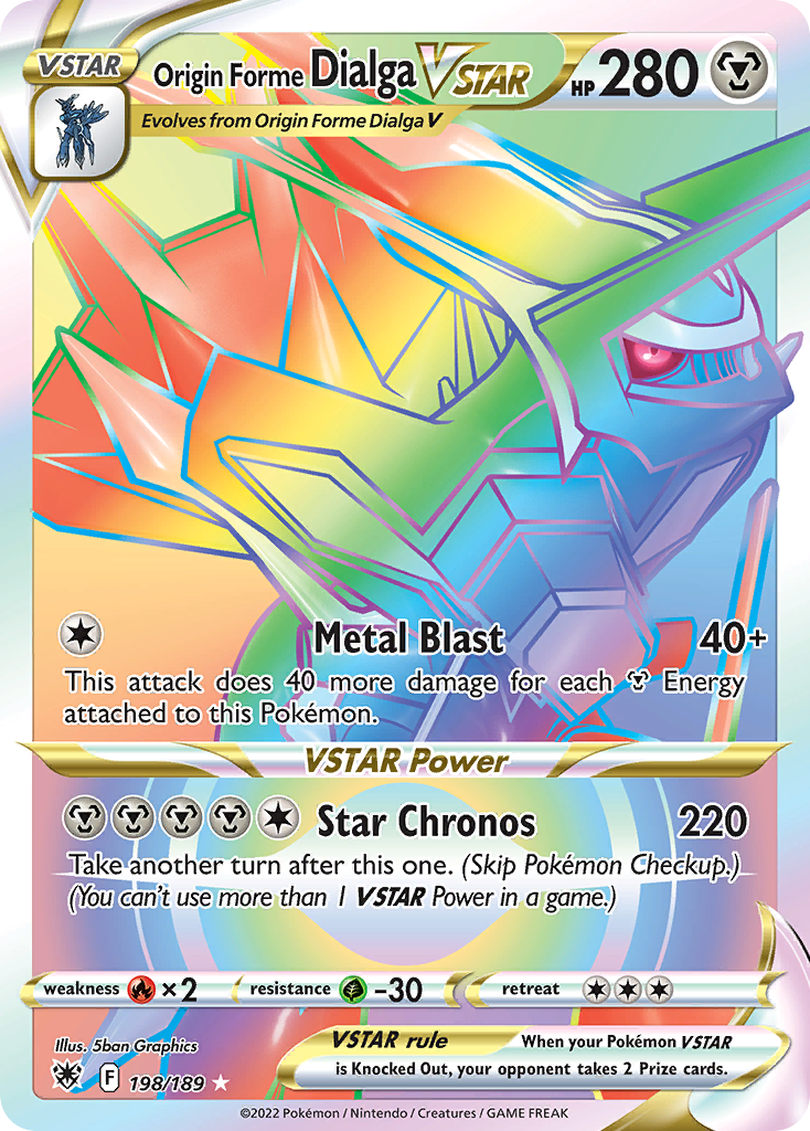 Origin Forme Dialga VSTAR - 198/189 Origin Forme Dialga VSTAR - 198/189