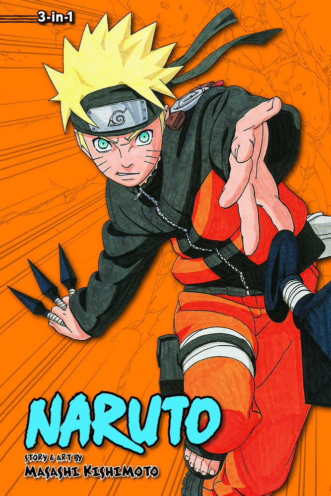 Naruto 3 in 1 TPB Volume 10