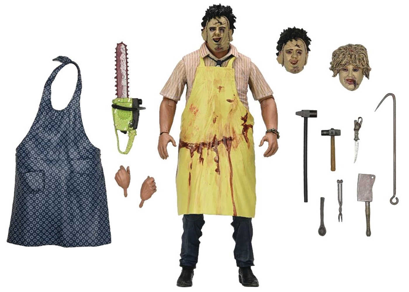 Texas Chainsaw Massacre 50th Ann Ult Leatherface 7in Action Figure (Net
