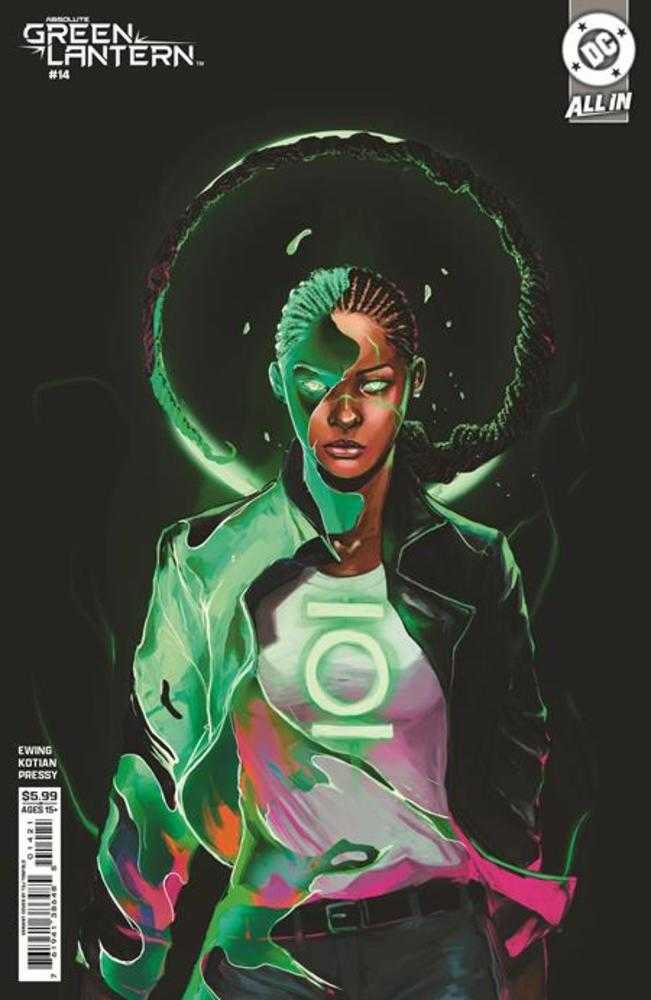 Absolute Green Lantern #14 Cover B Taj Tenfold Card Stock Variant