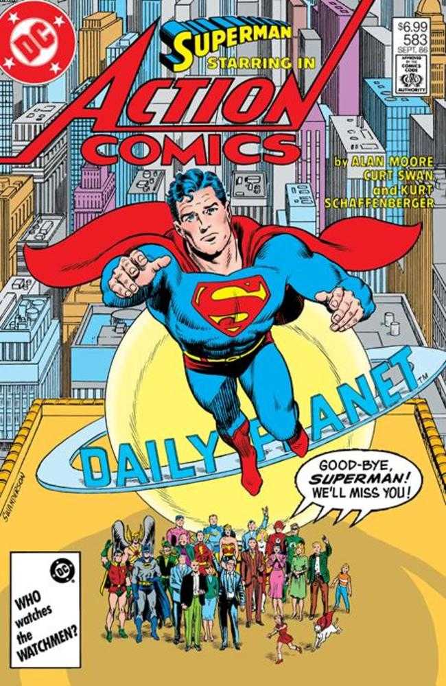 Action Comics #583 Facsimile Edition Cover C Curt Swan Foil Variant (Whatever Happened To The Man Of Tomorrow Part 2 Of 2)