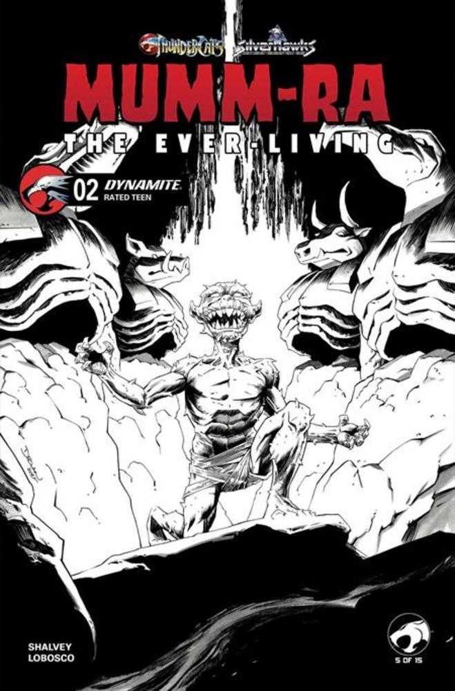 Mumm Ra The Ever Living #2 Cover K Declan Shalvey Line Art Variant