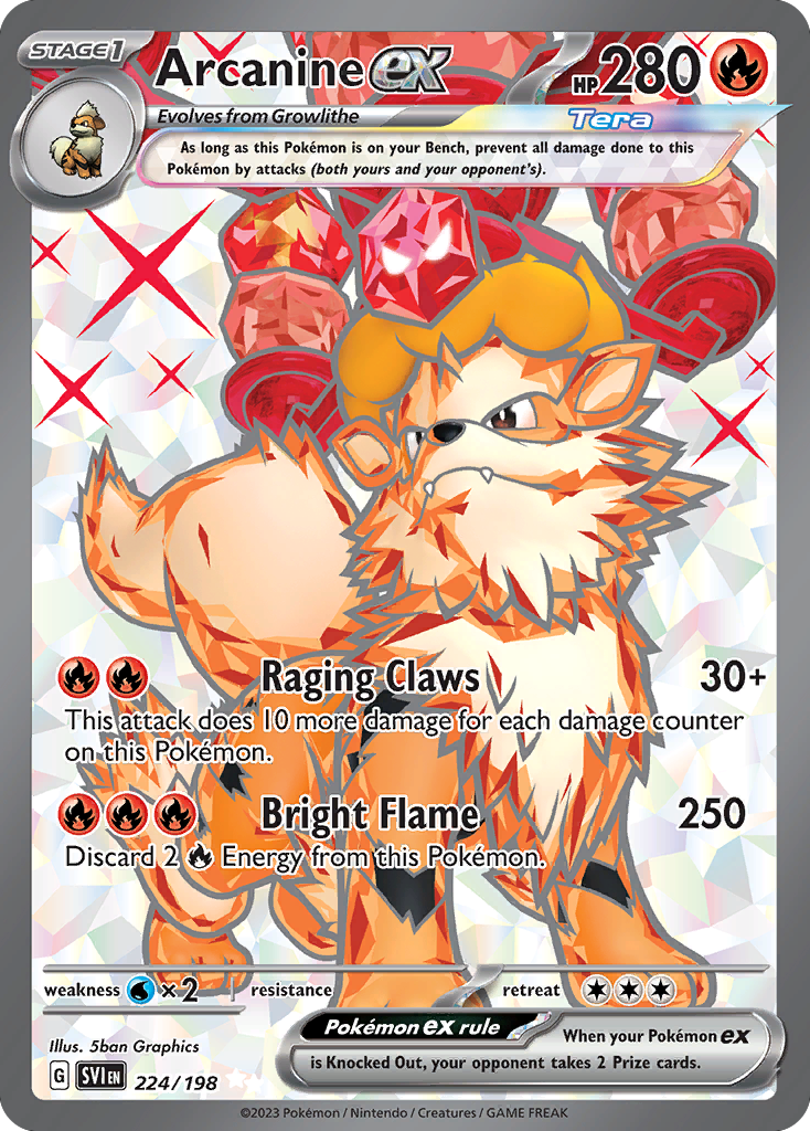 Arcanine ex - 224/198