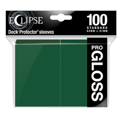 Deck Pro Eclipse Gloss Sleeves Forest Green - 100