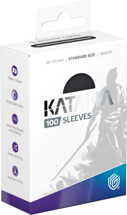 Ultimate Guard Sleeves: Standard Katana - Obsidian Shard 100CT