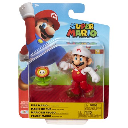 Super Mario 4" Figure - Red Koopa Troopa with Coin