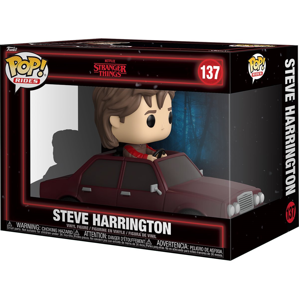 Stranger Things Season 5 Steve Harrington in Car Funko Pop! Ride #137
