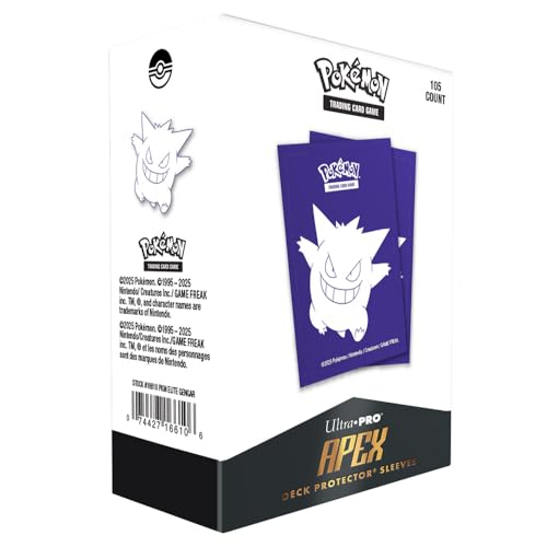 Ultra Pro Apex Sleeves - Pokemon Elite Series Gengar
