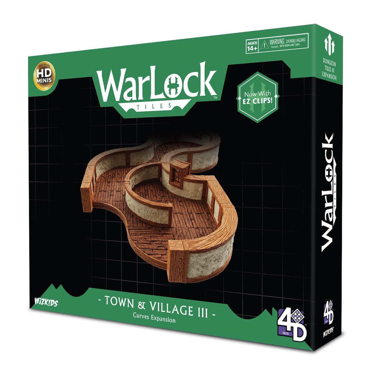 Warlock Tiles - Town & Village III (Curves Expansion)