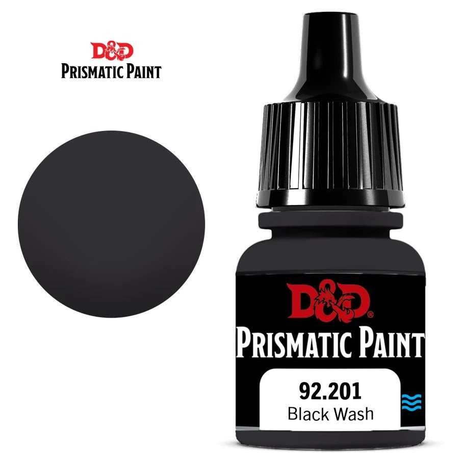 DND PRISMATIC PAINT: BLACK WASH 8ML