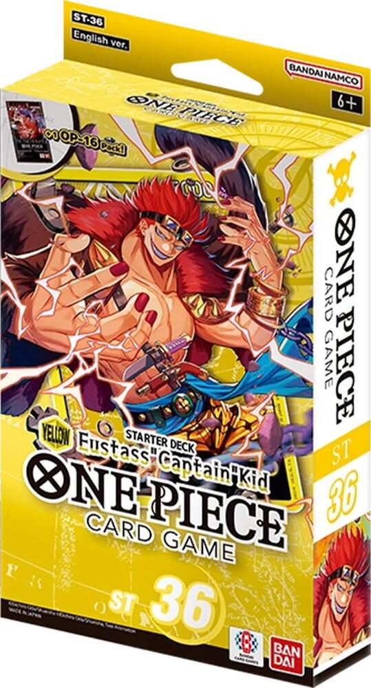 One Piece TCG: Yellow - Eustass”Captain”Kid Starter Deck (ST-36)