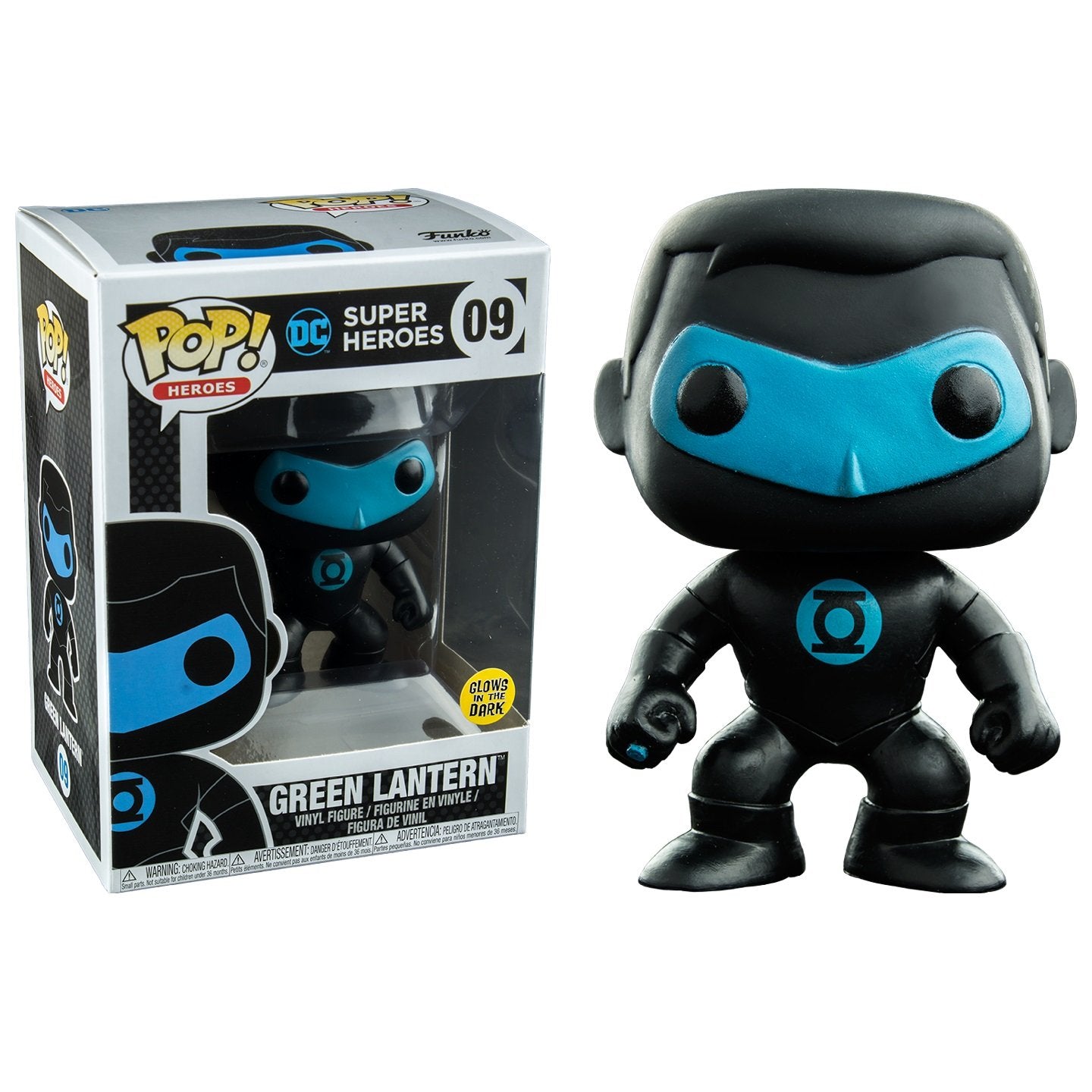 Funko Pop! DC: Justice League - Green Lantern Silhouette (Glow in the Dark) (Entertainment Earth Exclusive)