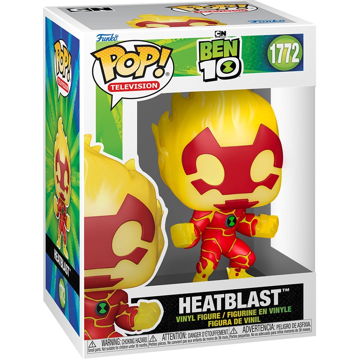 Pop TV Ben 10 Heatblast Figure