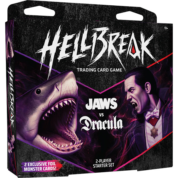 Hellbreak TCG: 2-Player Starter Set- Jaws vs Dracula