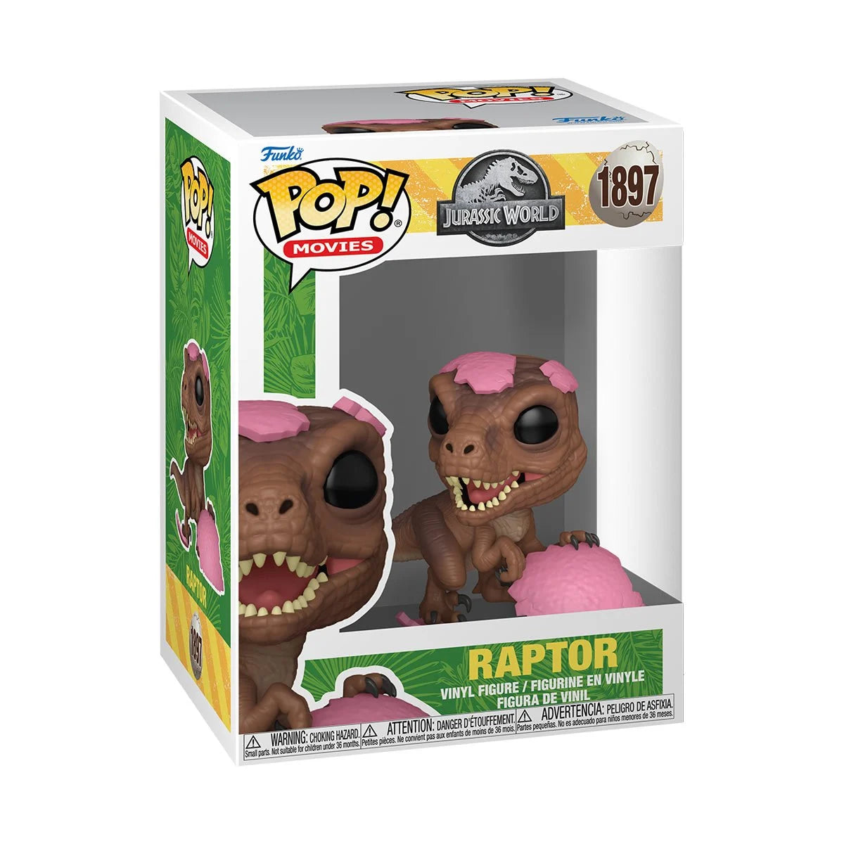 Pop Movies Jurassic Spring Raptor Figure