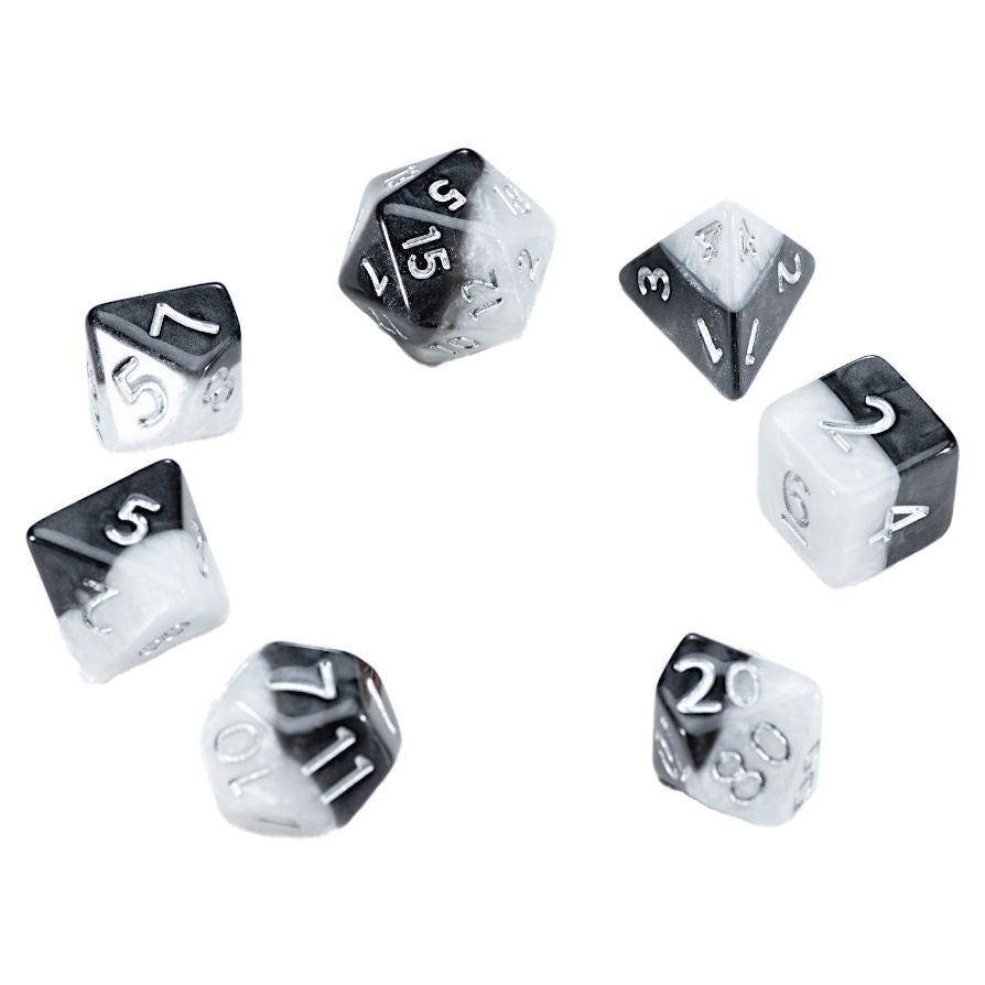 Mighty Tiny 7pc Yin Yang Dice