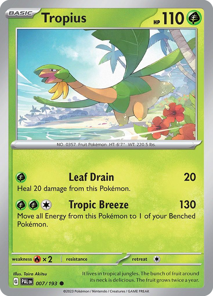 Tropius - 007/193 - Reverse Holofoil