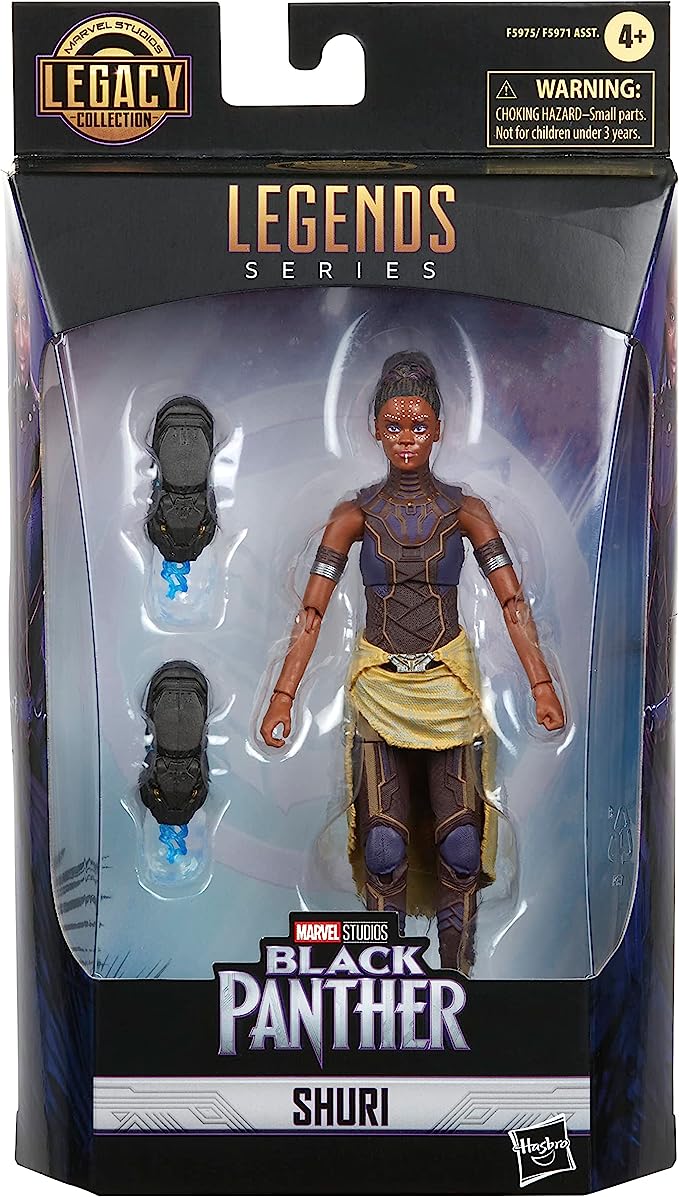 Marvel Black Panther 6-inch Shuri Action Figure - 7 Points Of Articulation With Accessories