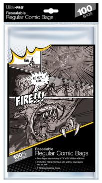 Regular Size Resealable Comic Bags 100pk