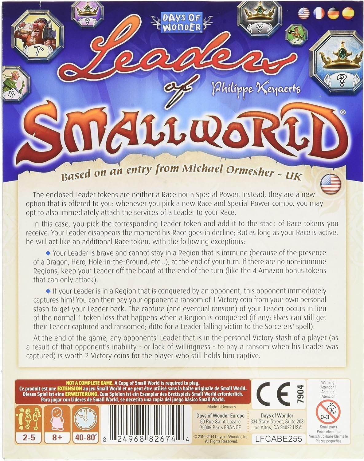 Leaders of Small World Expansion