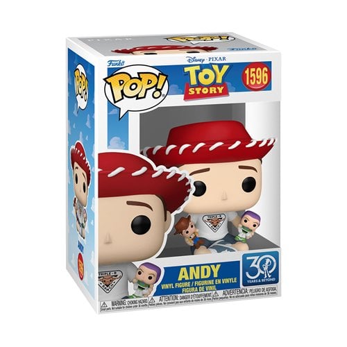 Funko POP! Disney: Toy Story - Andy Playing with Buzz and Woody #1596 (30th Anniversary)