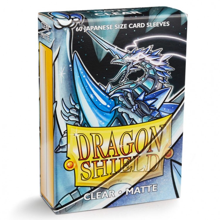 Dragon Shield Sleeves: Japanese Matte - Clear 60CT