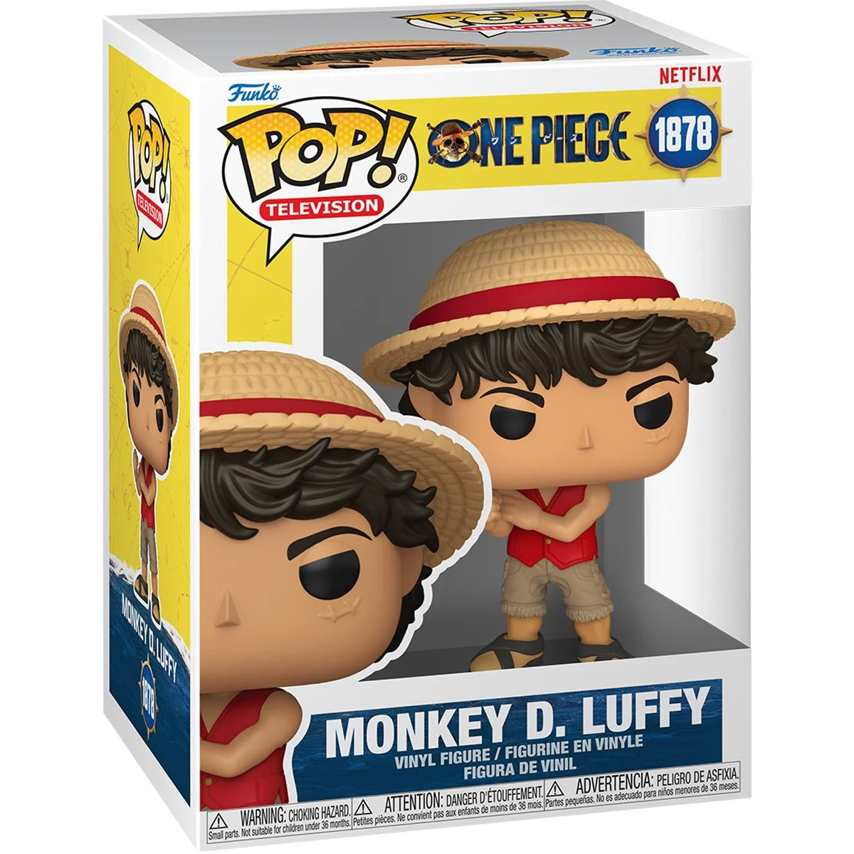 Pop Animation One Piece Live Action Monkey D. Luffy Figure