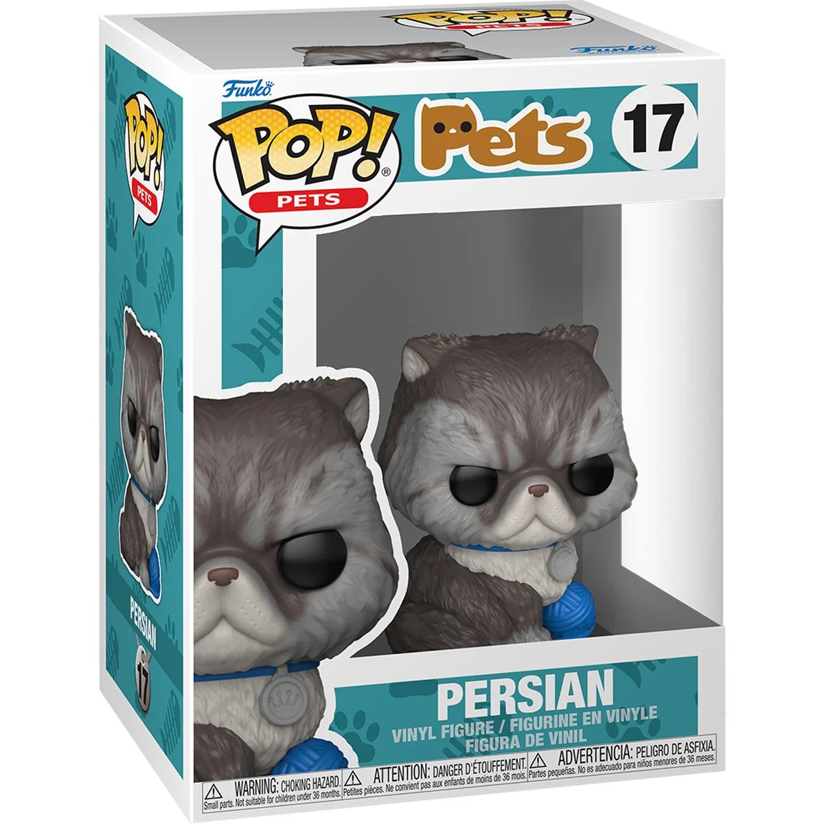 Pop Pets Persian Cat Figure