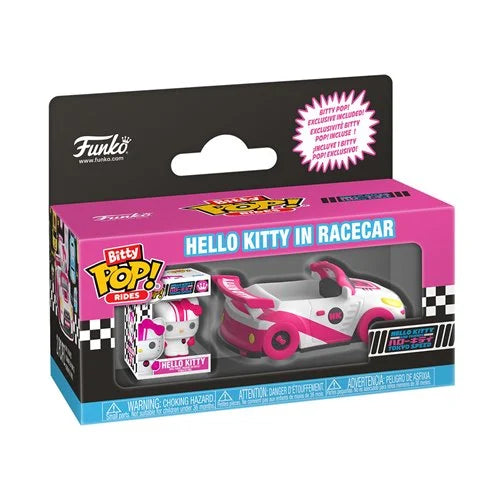 Pop Animation Sanrio Hello Kitty with Racecar Funko Bitty Pop! Ride Figure