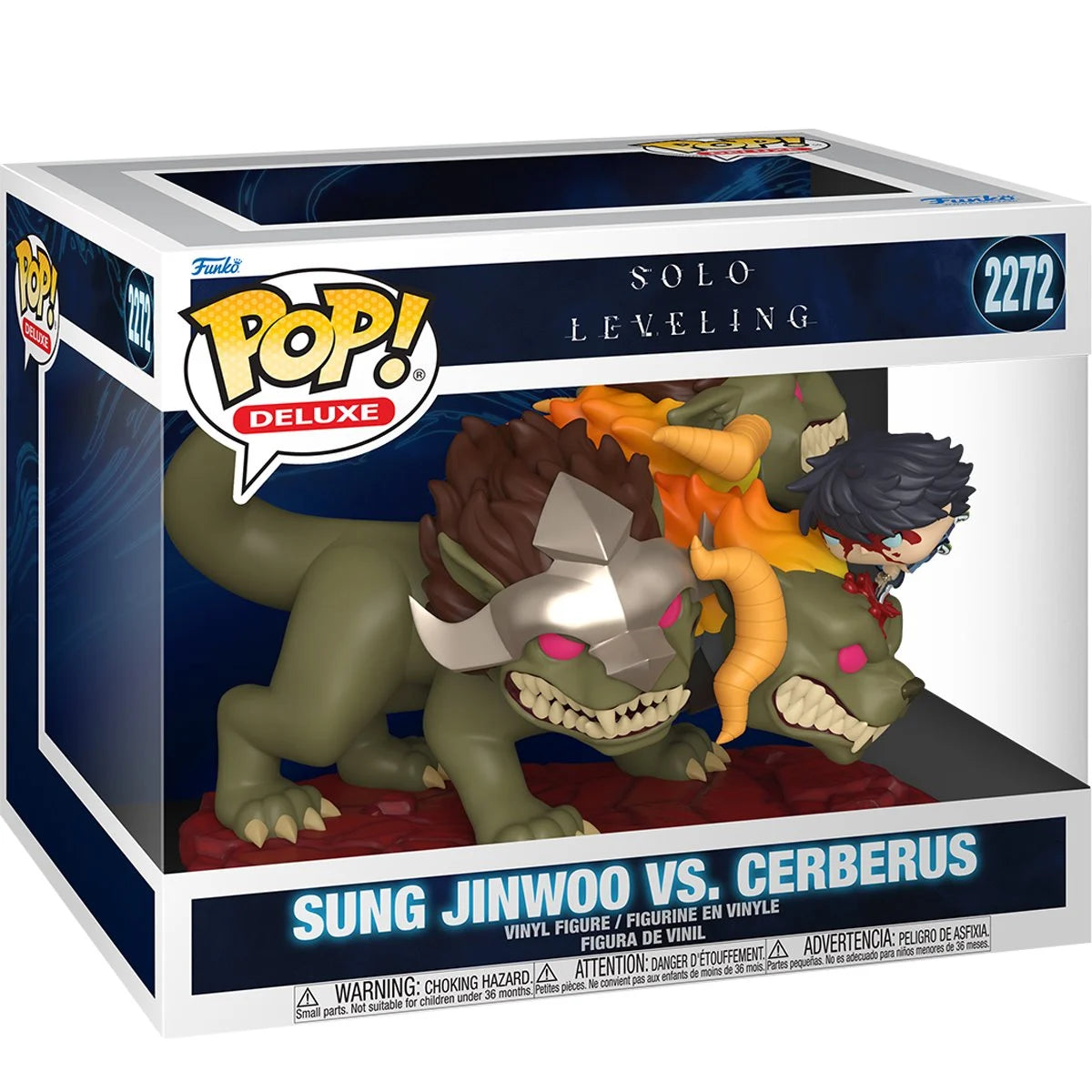 Pop Animation Solo Leveling Jinwoo Vs. Cerberus Deluxe Figure
