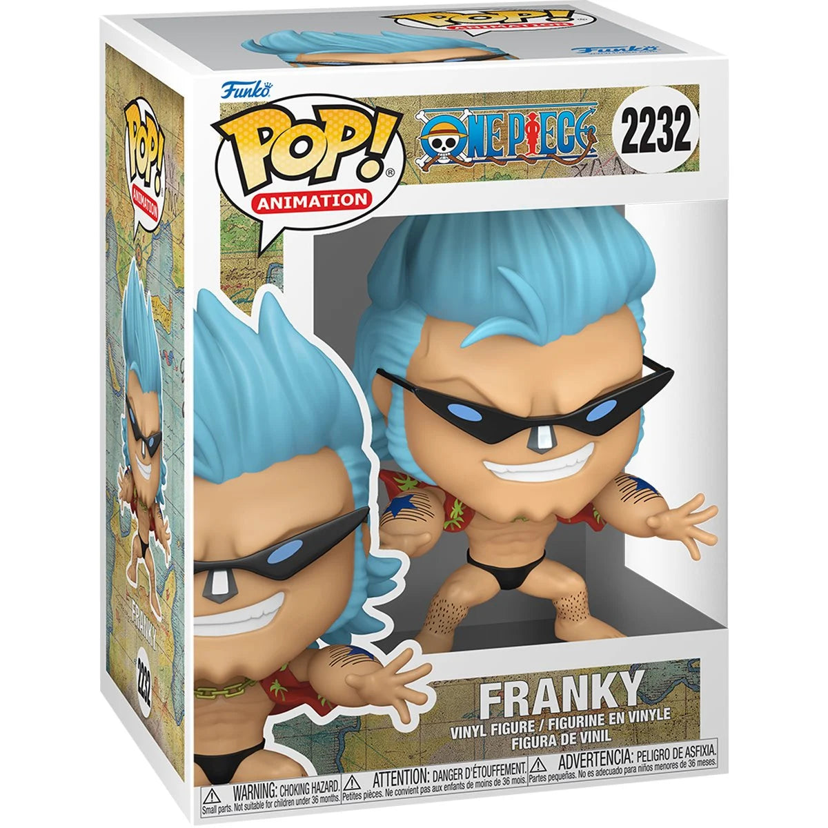 Pop Animation One Piece Franky with Sunglasses Figure