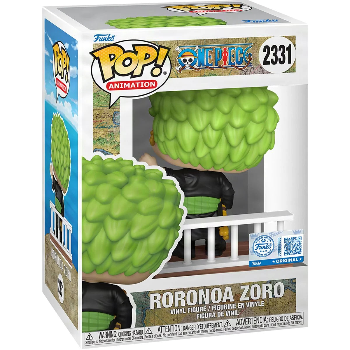 Pop Animation One Piece Straw Hat Pirates Roronoa Zoro Figure