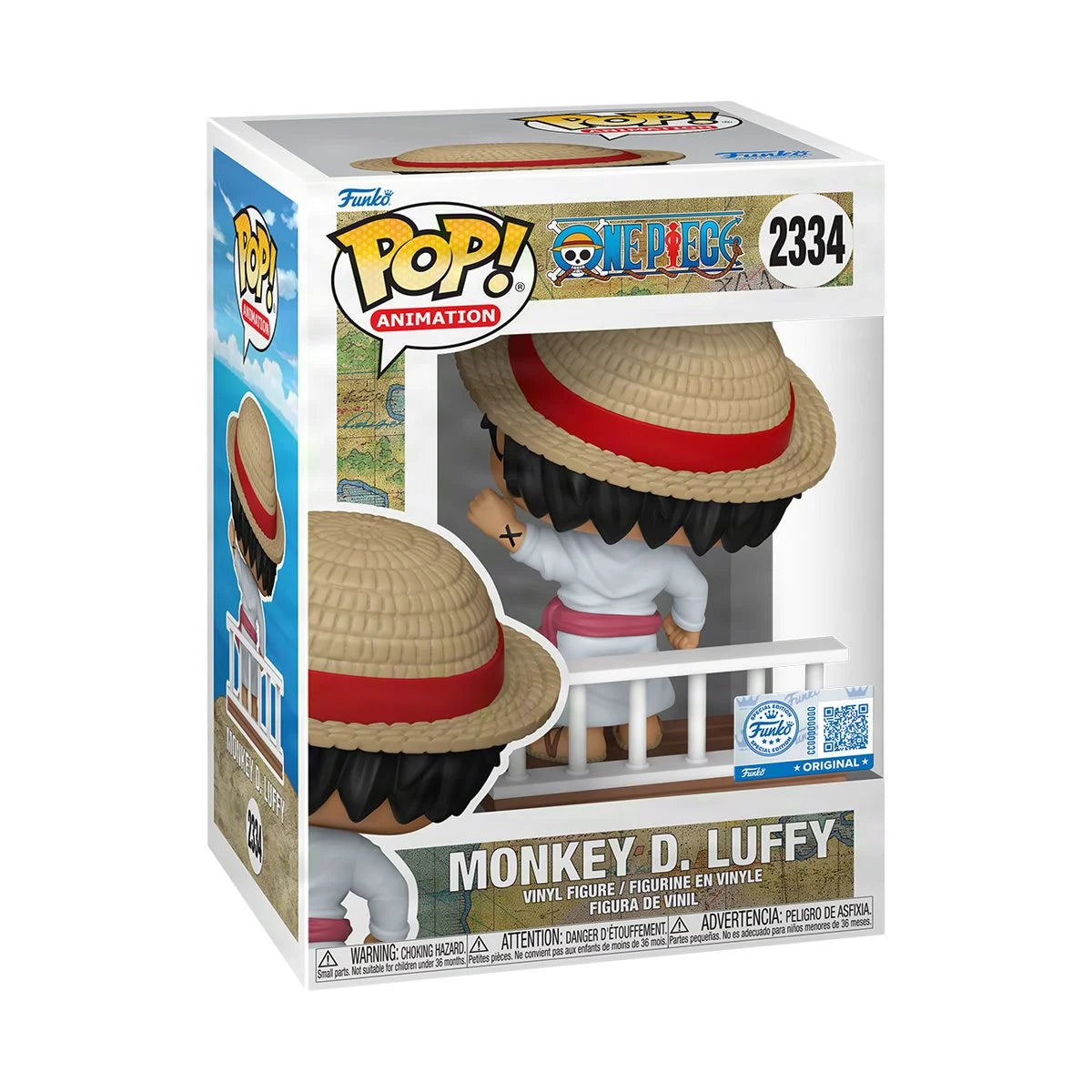 Pop Animation One Piece Straw Hat Pirates Monkey D. Luffy Figure