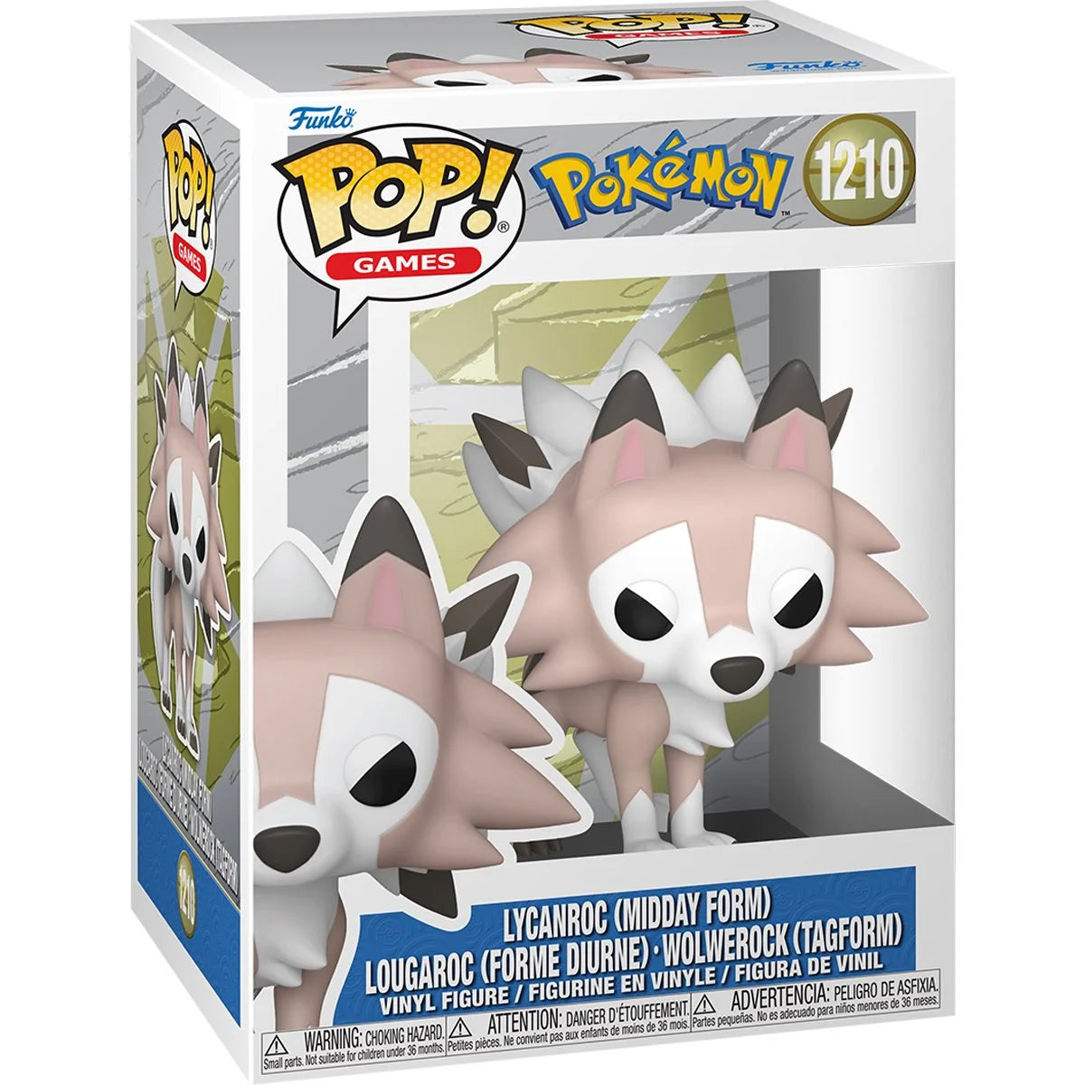 Pop Pokemon Lycanroc (Midday Form) Figure