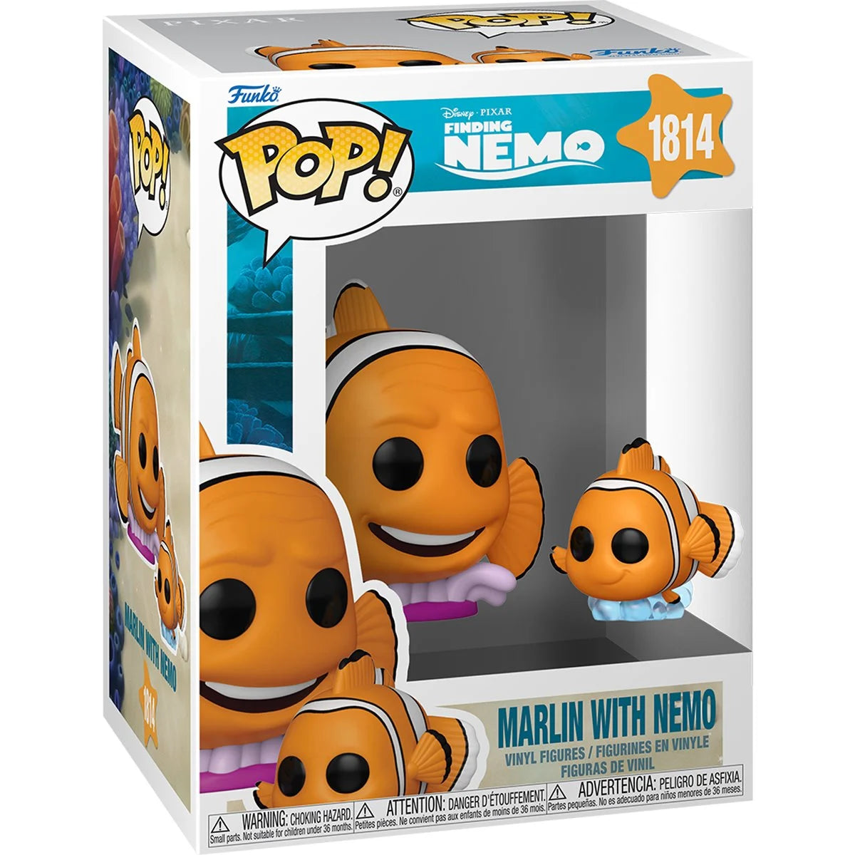 Pop Animation Finding Nemo Marlon with Nemo Figure