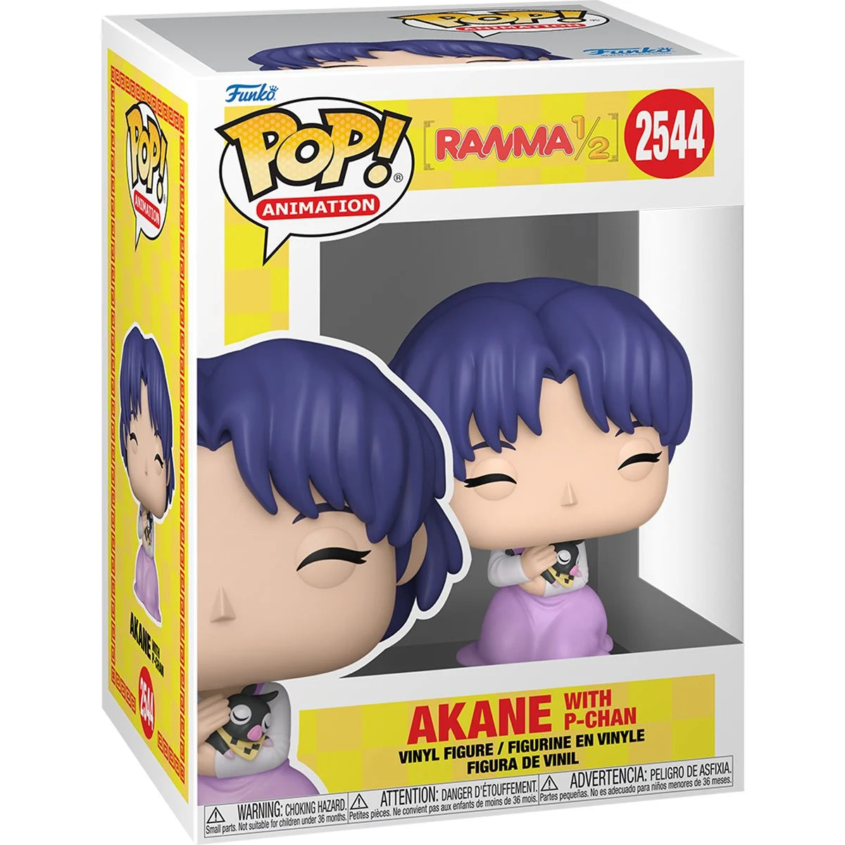 Pop Anime Ranma 1/2 Akane with P-Chan Figure
