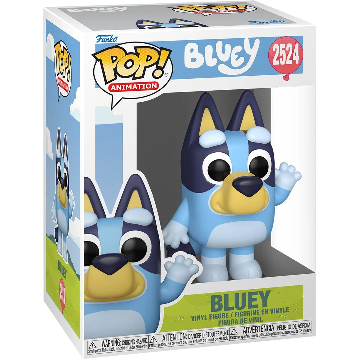 Pop Animation Bluey Waving Figure