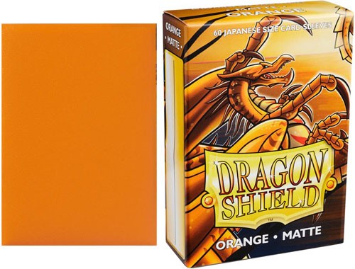 Dragon Shield Sleeves: Japanese Matte - Orange 60CT