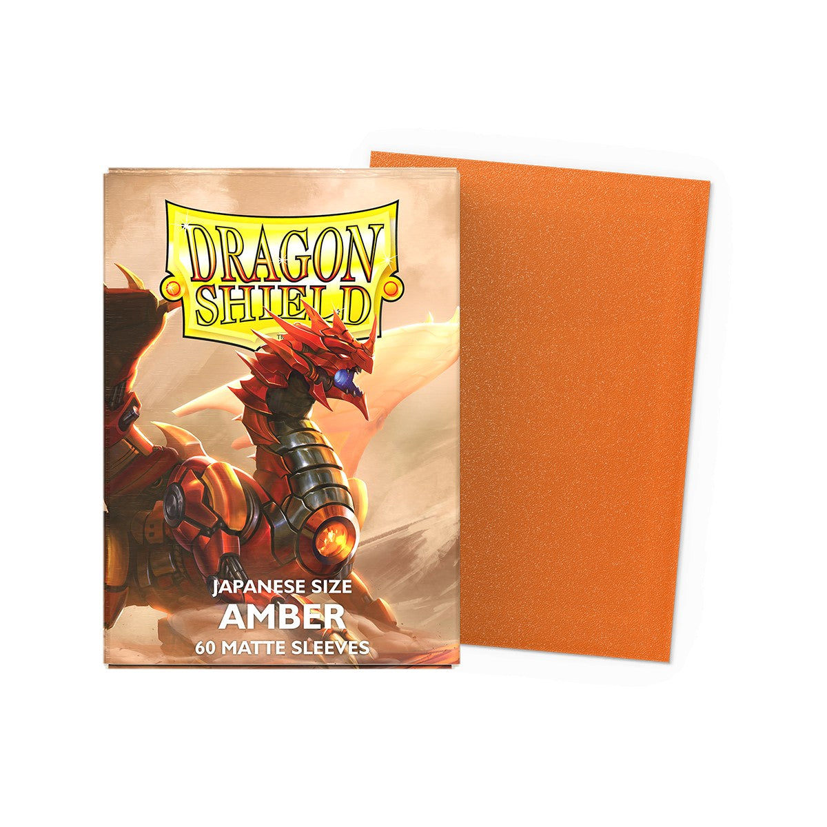 Dragon Shield Sleeves: Japanese Matte - Amber 60CT