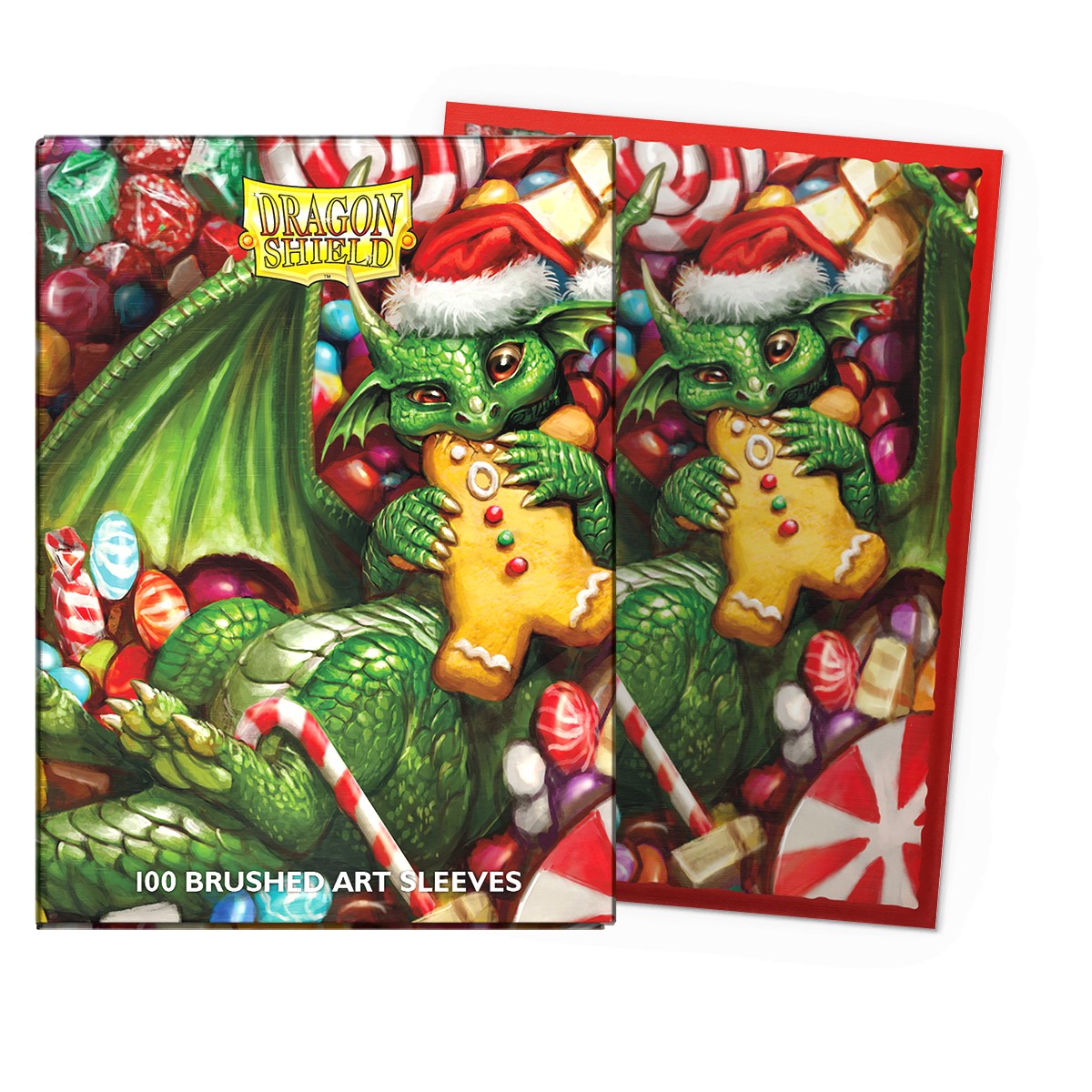 Dragon Shield - Brushed Art - Christmas Dragon 2024 100CT